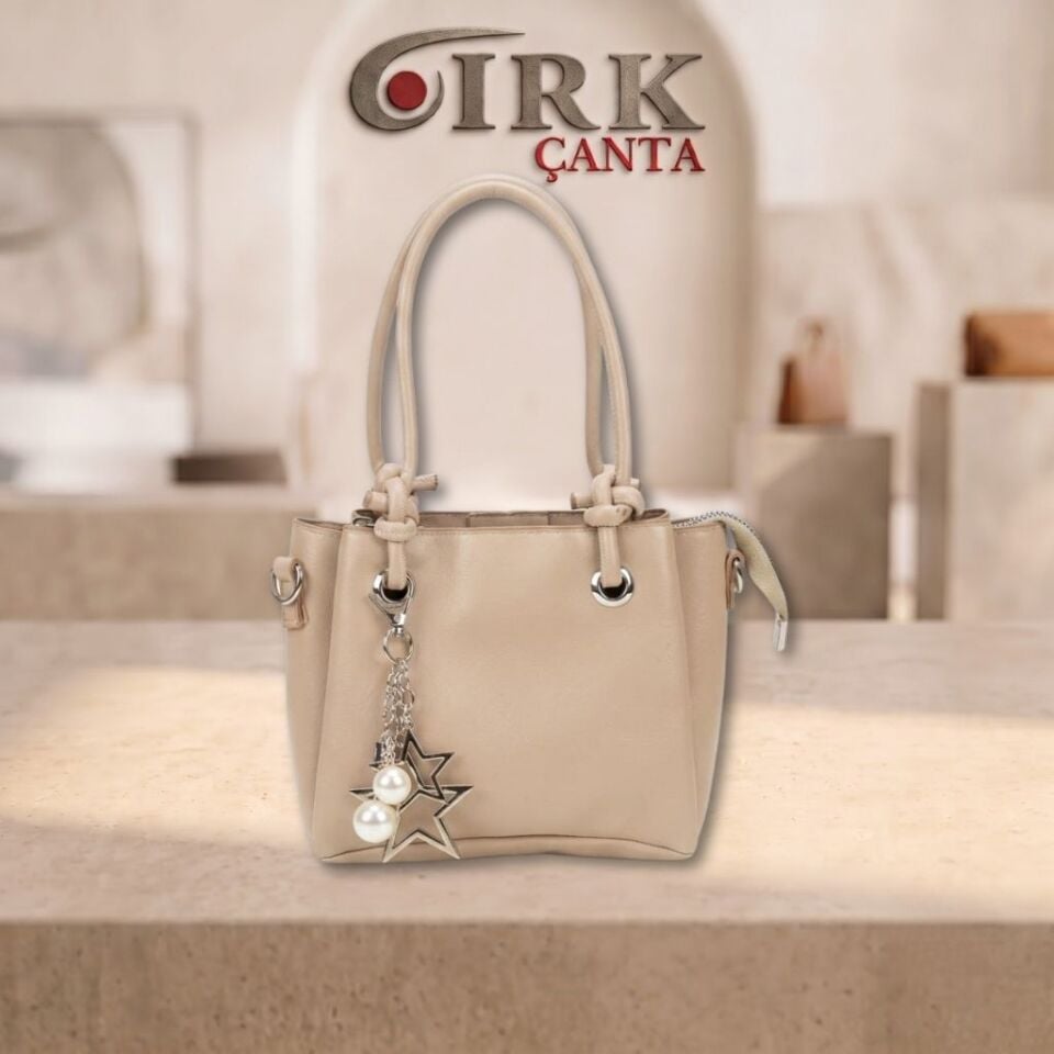 YILDIZ ANAHTARLIK KUŞGÖZÜLÜ ÇANTA