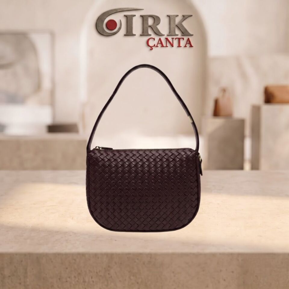 HASIR DESEN BAGET ÇAPRAZ ASKILI ÇANTA