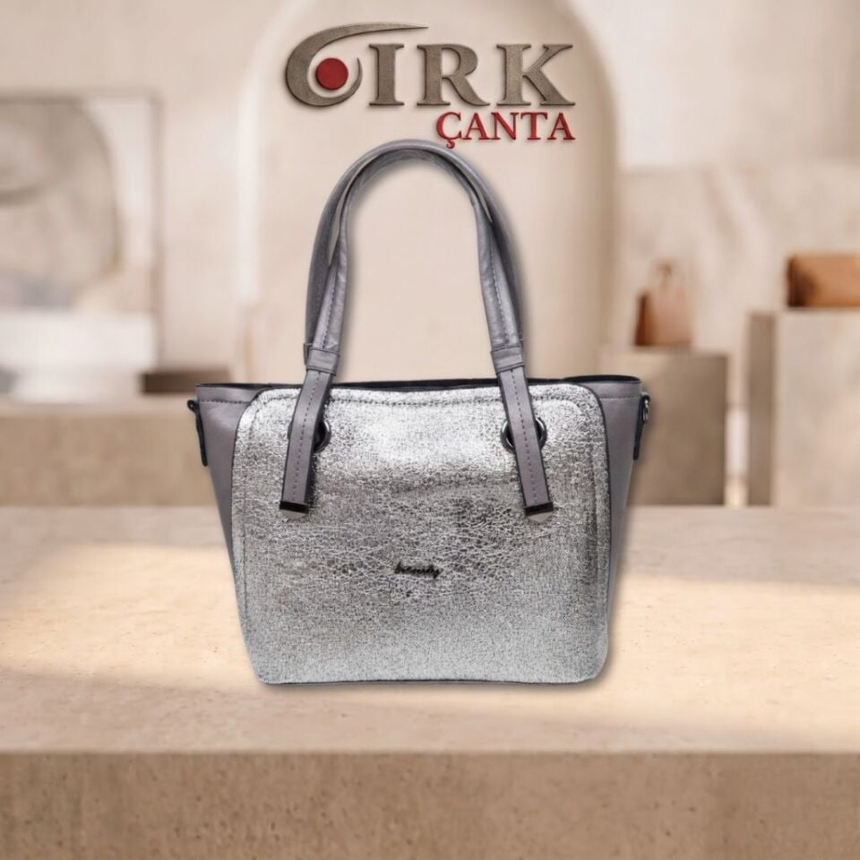 KLASİK KUŞ GÖZÜ DETAYLI KOL ÇANTASI