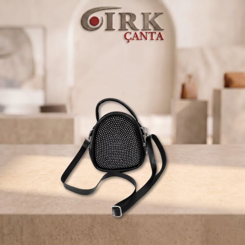 ARMUT ÖNÜ TAŞLI ÇAPRAZ ASKILI ÇANTA