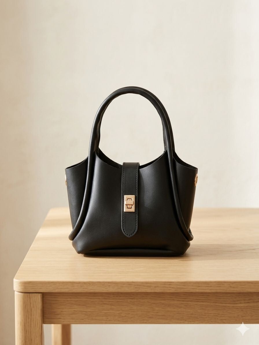 TLH DİKDÖRTGEN TOKA KENAR KUŞGÖZÜLÜ ÇANTA