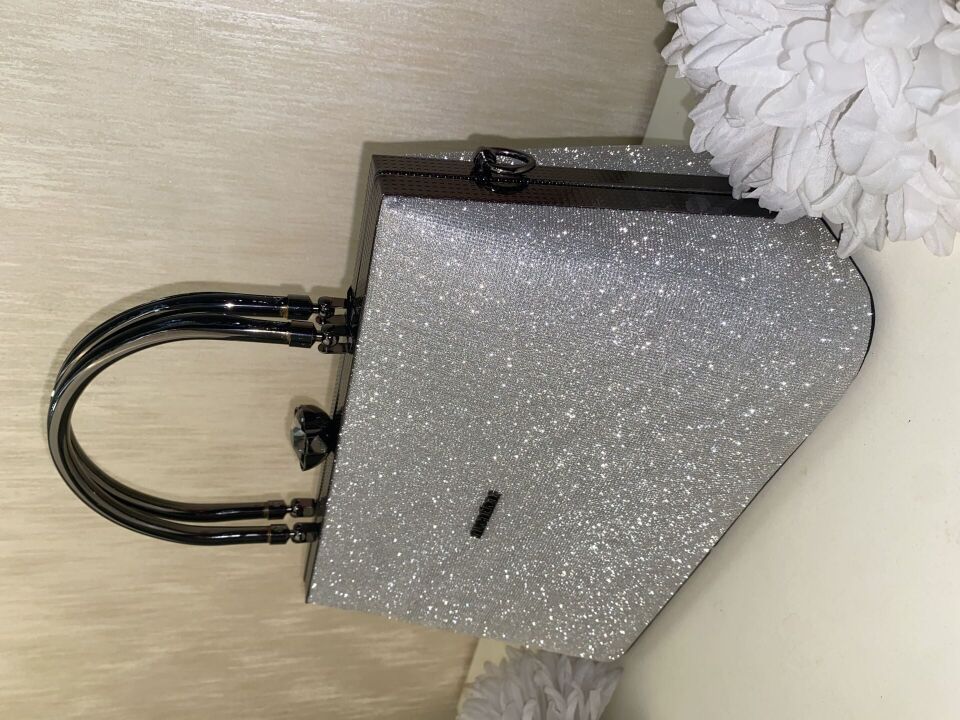 Işıltılı Orta Boy Abiye Gece Çantası - Şık Kadın Davet El Çantası