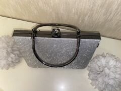 Işıltılı Orta Boy Abiye Gece Çantası - Şık Kadın Davet El Çantası