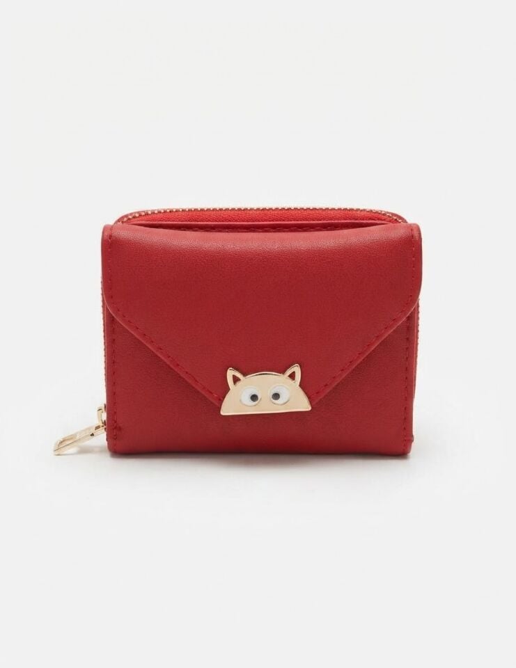 DP KEDİ ARMA V KAPAK KÜÇÜK BOY CÜZDAN