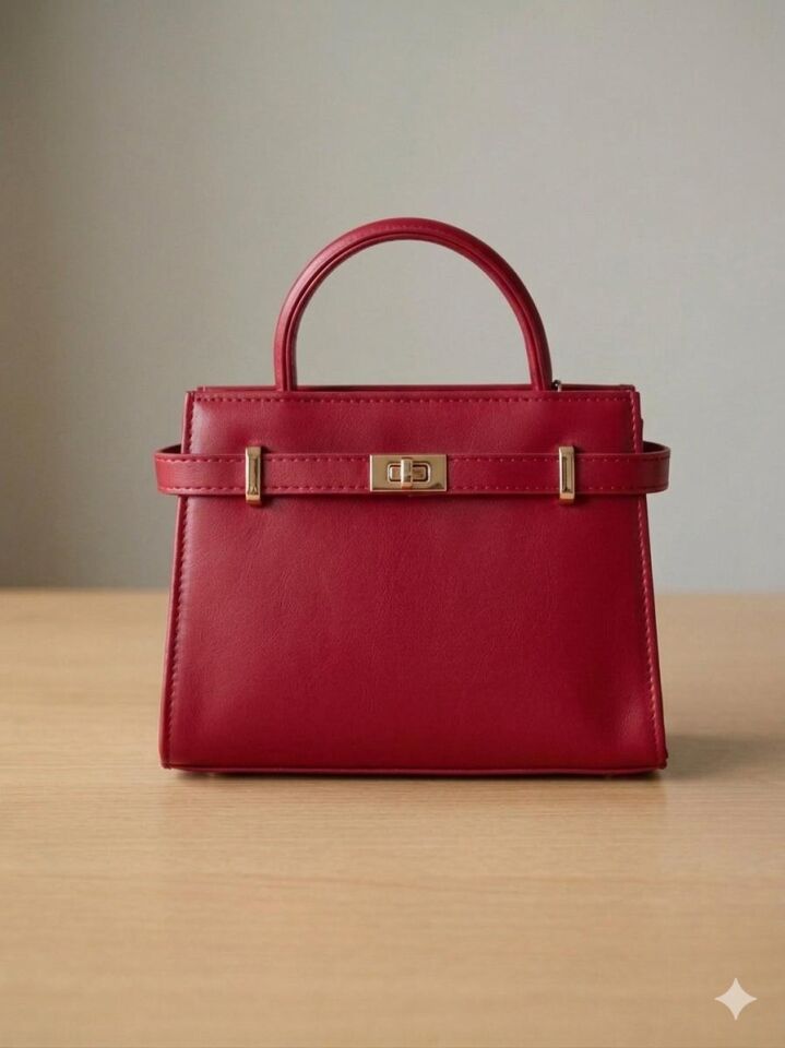 MSB AĞIZ KEMERLİ KARE TOKA ÇANTA