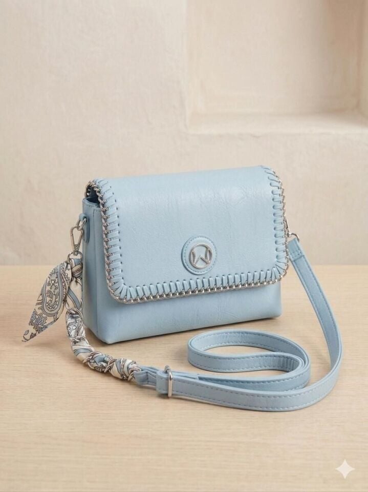 MSB KAPAK KENAR ZİNCİR DETAY ÇOK GÖZ KALİTE ÇANTA