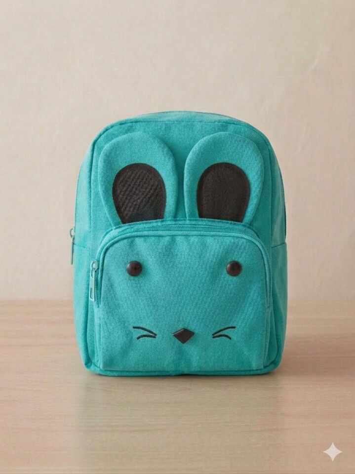 CRNÇ TAVŞAN DETAYLI ÇOCUK SIRT ÇANTA