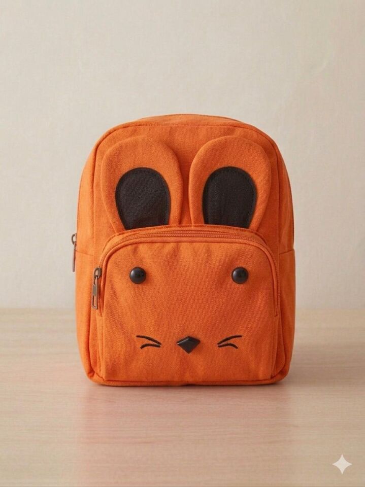 CRNÇ TAVŞAN DETAYLI ÇOCUK SIRT ÇANTA